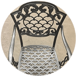 furniture furniture icon - durable powder coating