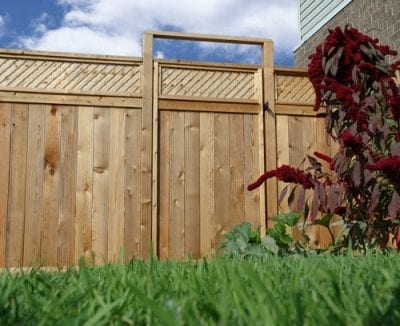Wooden gate fencing Ottawa