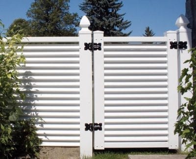 White gate fencing ottawa