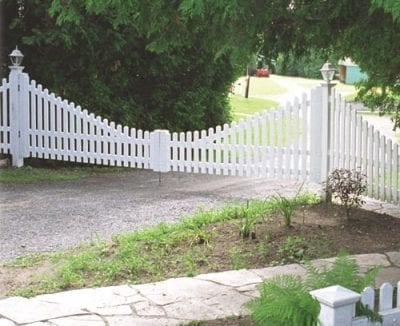 White gate fencing ottawa