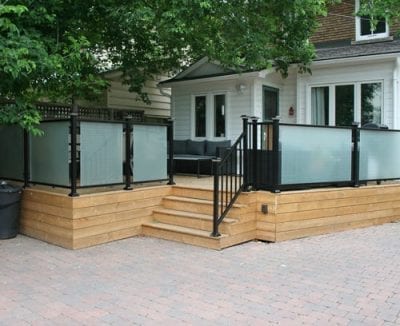 Deck iron railings and design