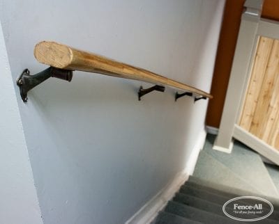 wood hand rail