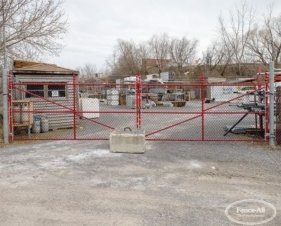 commercial double swing gates