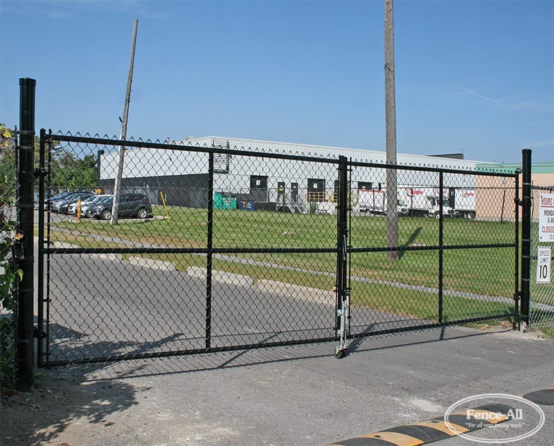 commercial double swing gates