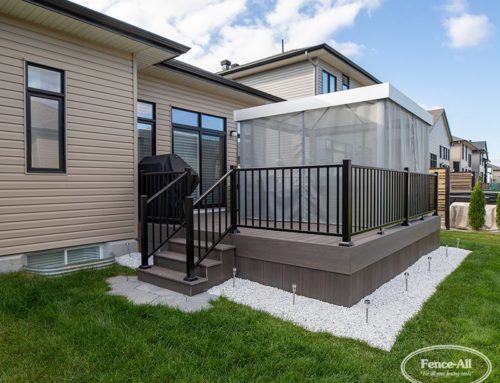 Does a screened in deck need a railing?