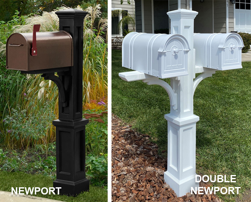 vinyl mail box posts
